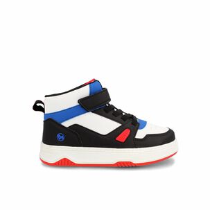 Zapatilla Ni&ntilde;o Bubblegummers Centennial Negro - Blanco